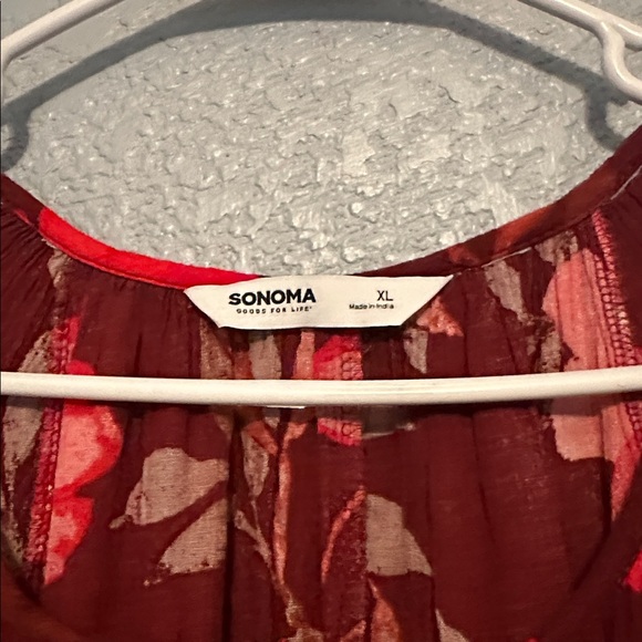 Sonoma Floral Boho Tiered Maxi Dress - Picture 4 of 7